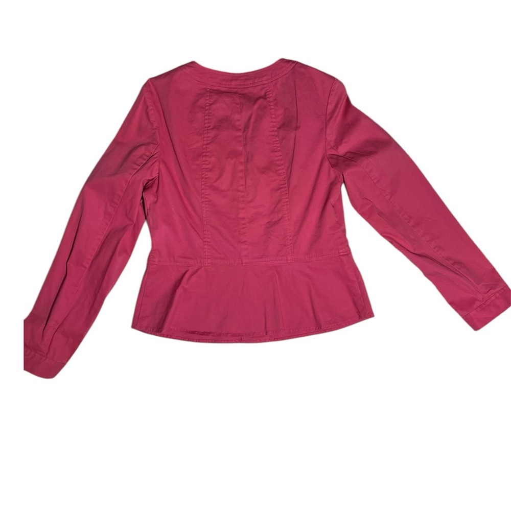 Talbots Pink Button-Up Jacket - Picture 3 of 5